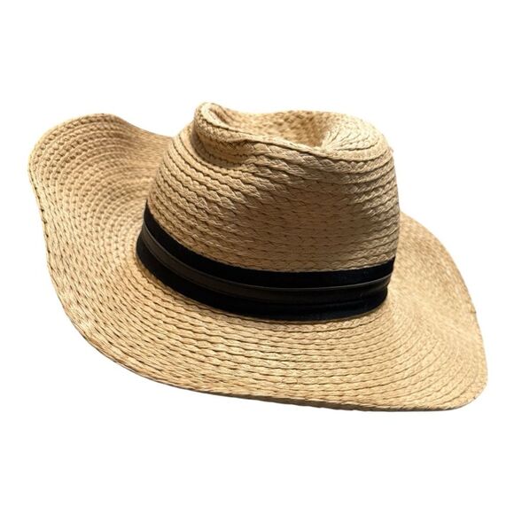 Vince Camuto Straw Band Panama Hat - Picture 4 of 6